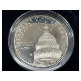 U.S. Mint U.S. Capitol Bicentennial Silver Dollar