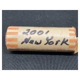 2001 Roll of New York State Quarters