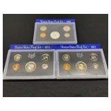 1970, 1971, & 1972 U.S. Mint Proof Sets
