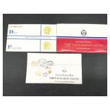 1985, 1987, & 1988 Uncirculated U.S. Mint Sets