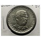 1946 Booker T. Washington Silver Half Dollar