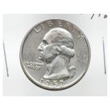 1957-D Filled Washington Silver Quarter