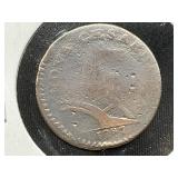 1787 Nova Casarea Small 8 Post Colonial Coin