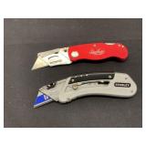 Two Folding Utility Knives