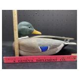 Hand Carved Wooden Mallard Drake