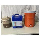 Coleman, Reliance, And Rubbermaid Containers