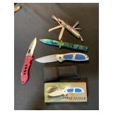 Folding Knives and Multi-Tool Set