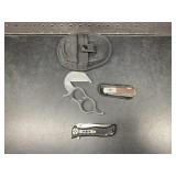 John Deere 150th Knife, Gerber Zipper, And Flipper