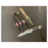Throwing Knives and Tactical Knife