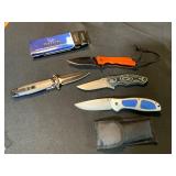 Four Folding Pocket Knives