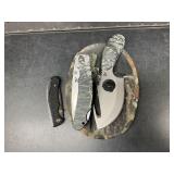 Three Winchester Branded Knives