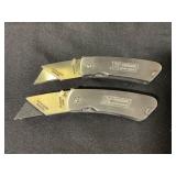 Two Folding Utility Knives
