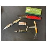 Folding Knives and Tools Set