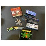 Marijuana-Themed Knives