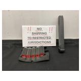 Glock 9 MM Magazine And 5 Rounds 12 Gauge Shells