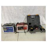 Two Battery chargers And Ryobi Drill