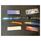 Four Folding Pocket Knives