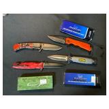Four Folding Pocket Knives