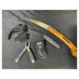 Wallace Folding Saw, Knife, and Multitool Set