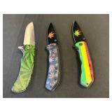 Cannabis-Themed Pocket Knives