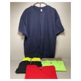 6 NEW Mens Gildan T-Shirts, Size 2XL
