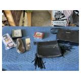 Two New leather Purses & Misc