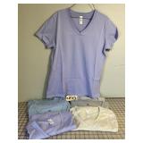 7 New Womens Size L Short Sleeve V-neck T-Shirts