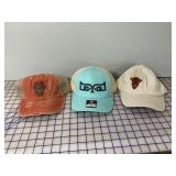 3 NEW Ladies Designer Ball Caps, Adjustable