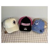 3 NEW Ladies Meshback Designer Ball Caps