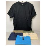 6 NEW T-Shirts, Size Medium, 5 Gildan, 1 Hanes