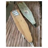 2 Vintage Wood Ironing Board