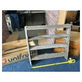 Wooden Shelf & Two Wooden Crates