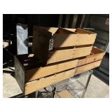 2 Vintage Wood Fruit Boxes