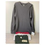 3 New Short Sleeve Tï¿½s & 1 Thermal Shirt Size S