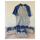 9 NEW Adult Raglan Sleeve Augusta T-Shirts