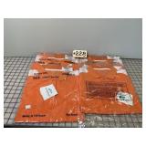 4 New Ladies Orange Polo Shirts .Tri- Mountain