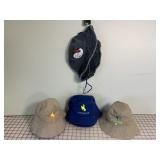 Lot of 4 Wyoming Theme Bucket Hats