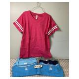 7 New Womens Size L Short Sleeve T-Shirts