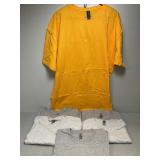 6 NEW Mens Gildan T-Shirts, Size 2XL