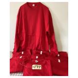 8 Red M&O Gold Long Sleeved T Shirts