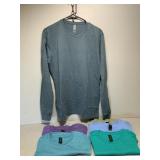 6 NEW T-Shirts, 5 Gildan, 1 Next Level Lng Sleeve