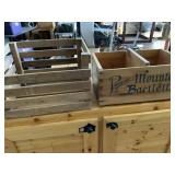2 Wooden Crates