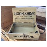 Wood Box w/"Moonshineï¿½ Monogramming