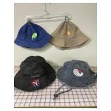 Lot of 4 Wyoming  Bucket Hats