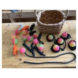 15 NEW Cowboy YO-YO Toys with Basket