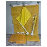 5 NEW Nylon 2x3 ft Flags & 2 Car Flags 12x15 in