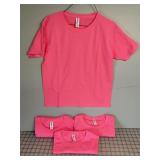 4 NEW Jerzees Youth T-Shirts, Size Medium