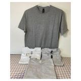 6 NEW T-Shirts, Size Large, 5 Gildan, 1 Tultex