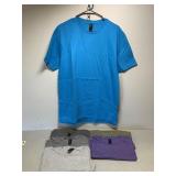 6 NEW Gildan T-Shirts, Size Large