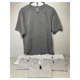6 NEW Gildan T-Shirts, Size Large